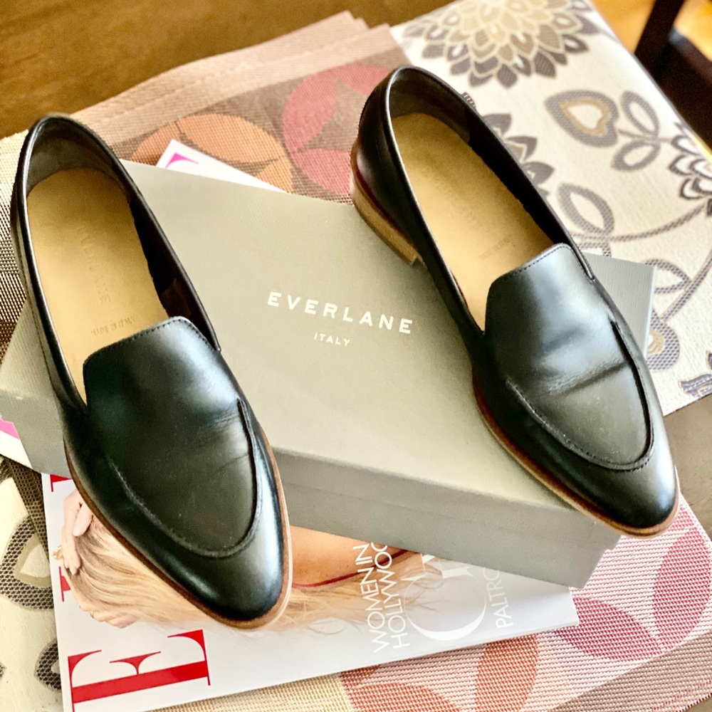 Everlane The Modern Loafer New With Box 6.5 Black